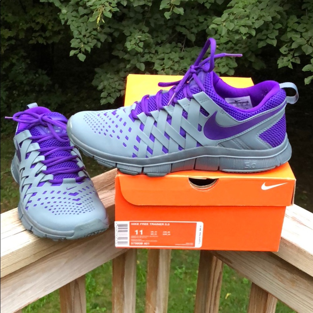 Nike Free Trainer 5.0 | Size 11 | Purple Gray